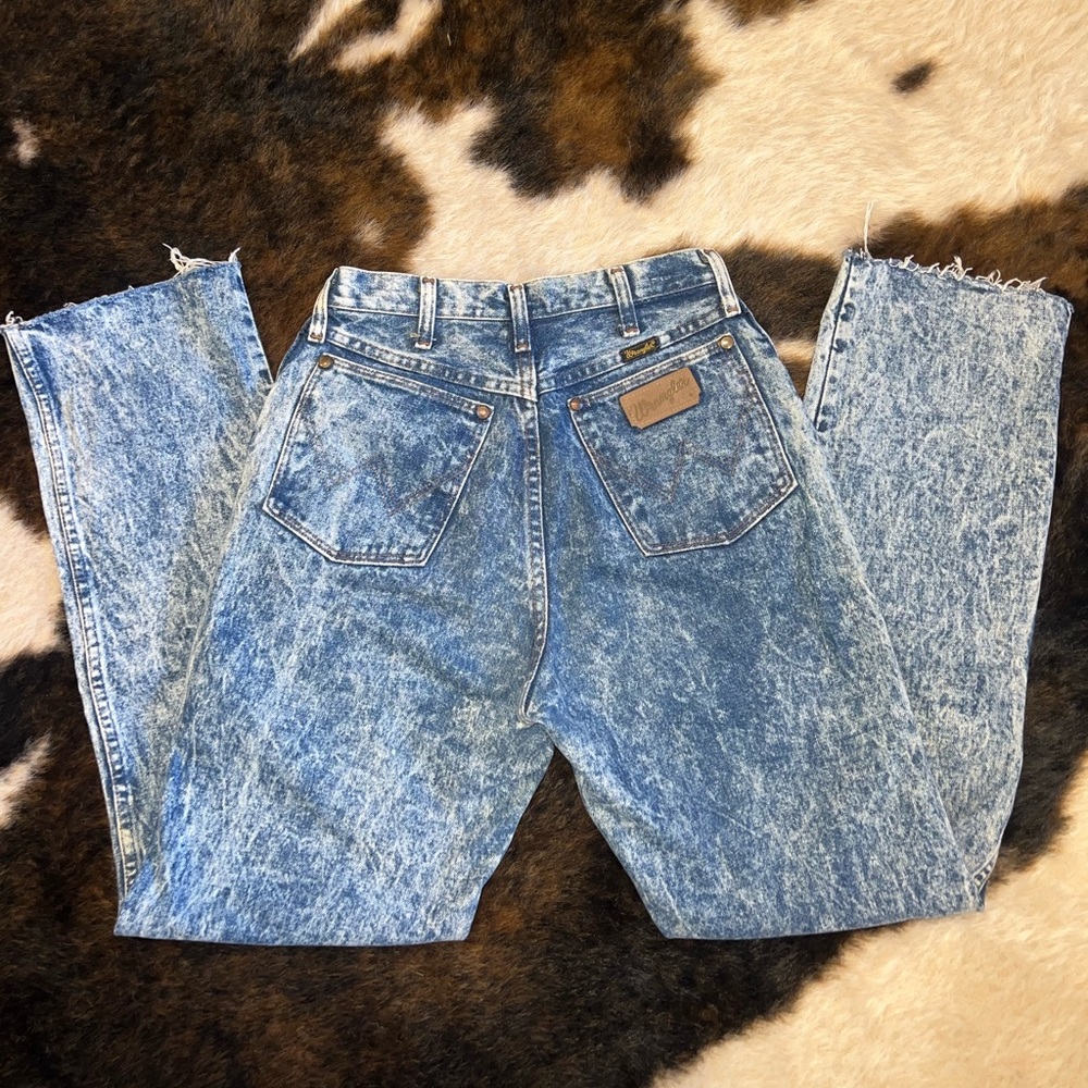 Vintage Acid Wash Wranglers